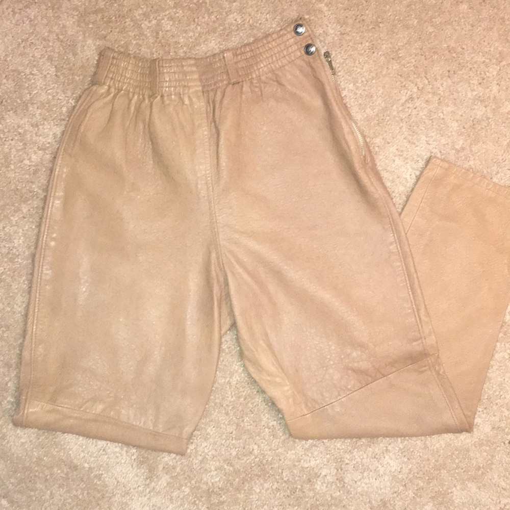Vintage leather pants